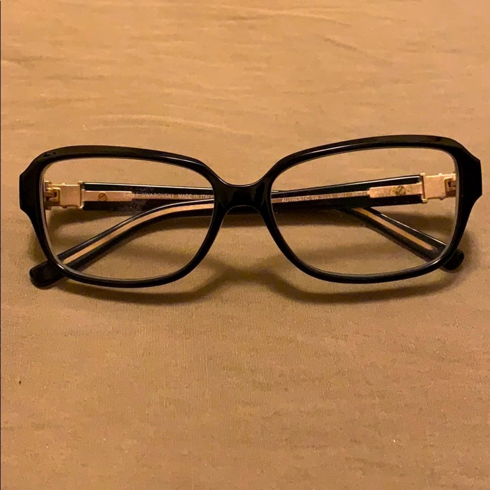 Black Swarovski Eyeglass Frames